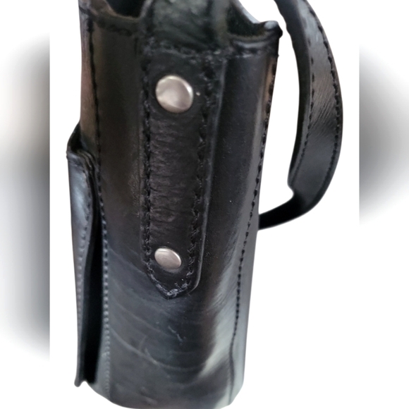 Frye Olivia Black Leather Large Crossbody Bag - Picture 5 of 9